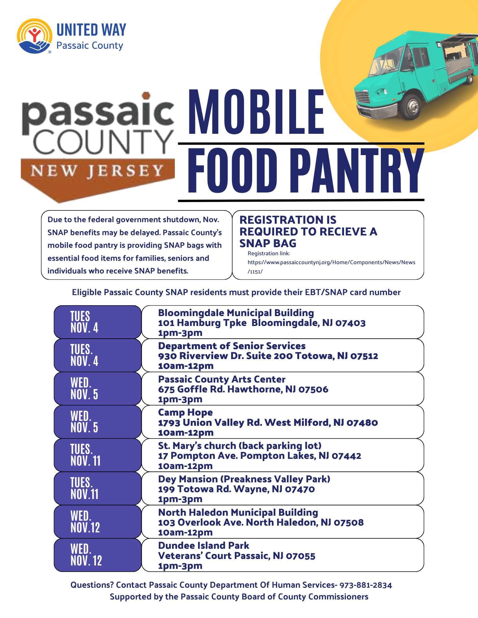 passaic county snap mobile
