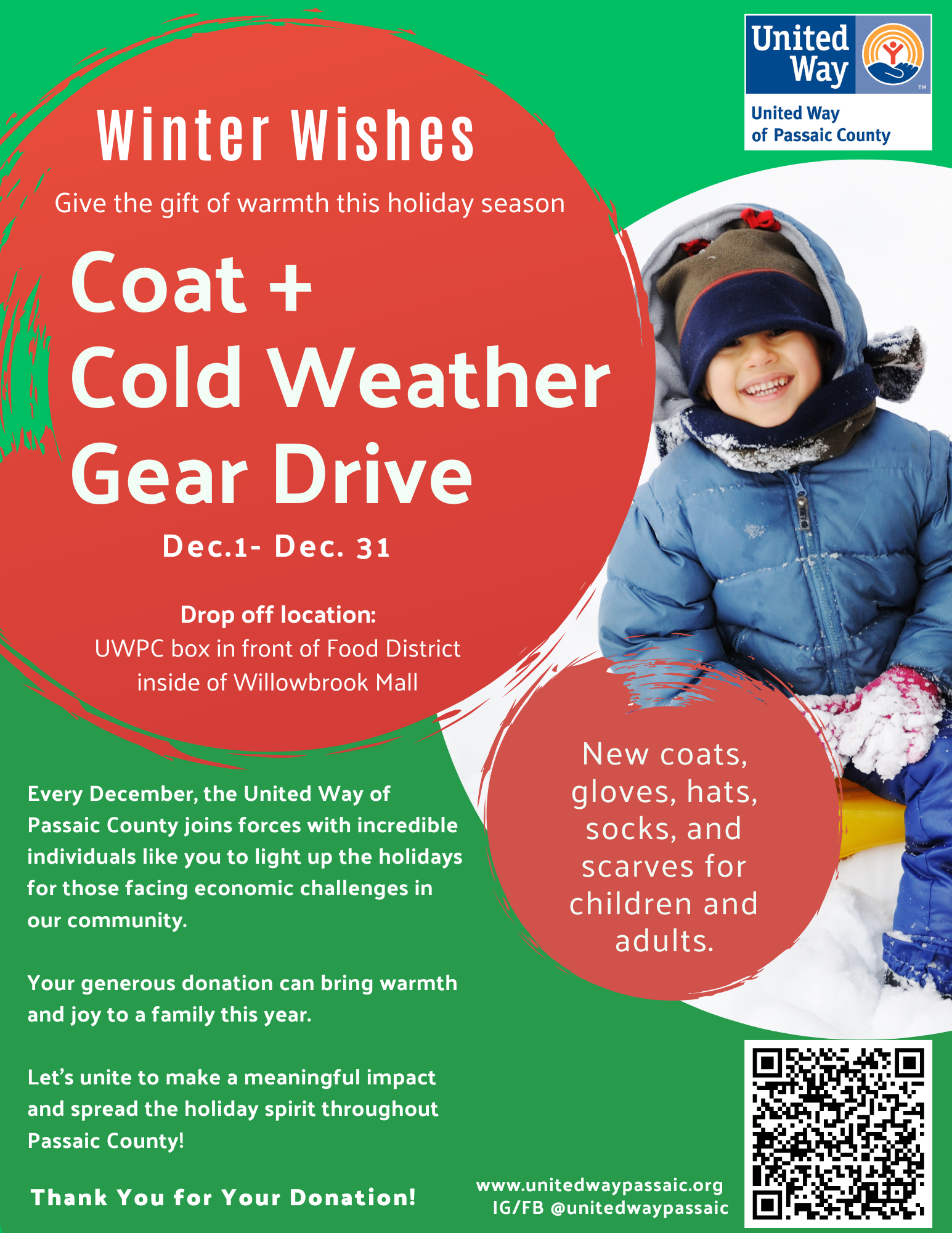 uwpc winter wishes coat drive